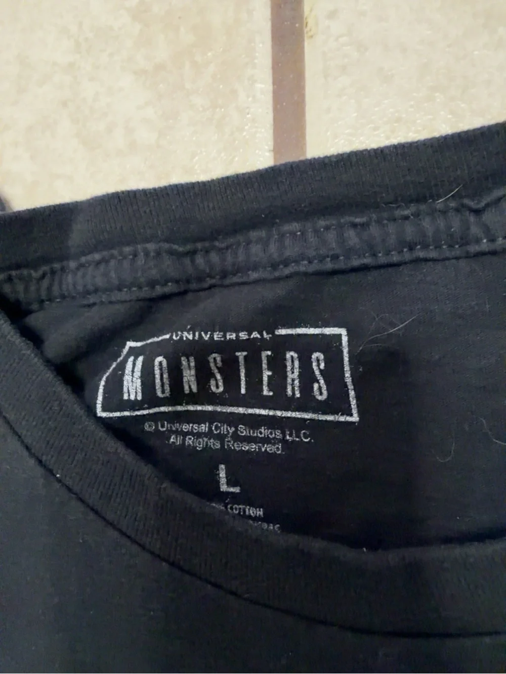 Universal Monsters Frankenstein Graphic T-Shirt Black Size Large